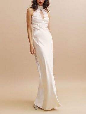 payton satin dress reformation Reformation | Dresses | Reformation Payton Satin Dress Fior Di Lattes Size 8 Us Nwt